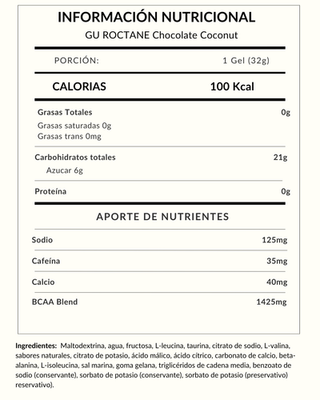 GU ROCTANE Chocolate coconut