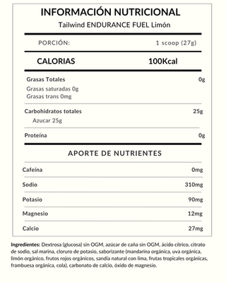 Tailwind ENDURANCE FUEL Limón