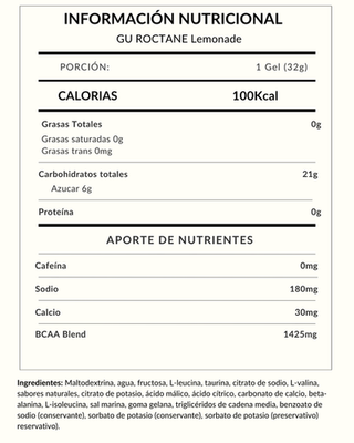 GU ROCTANE Lemonade